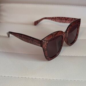 Steve Madden Snakeskin Pattern Sunglasses